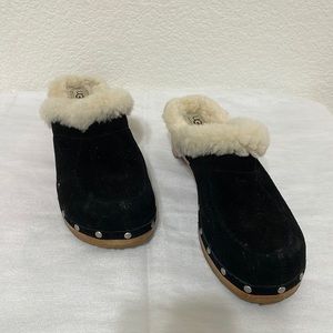 UGG Australia Kalie Clogs, Black, Size 8, EUC